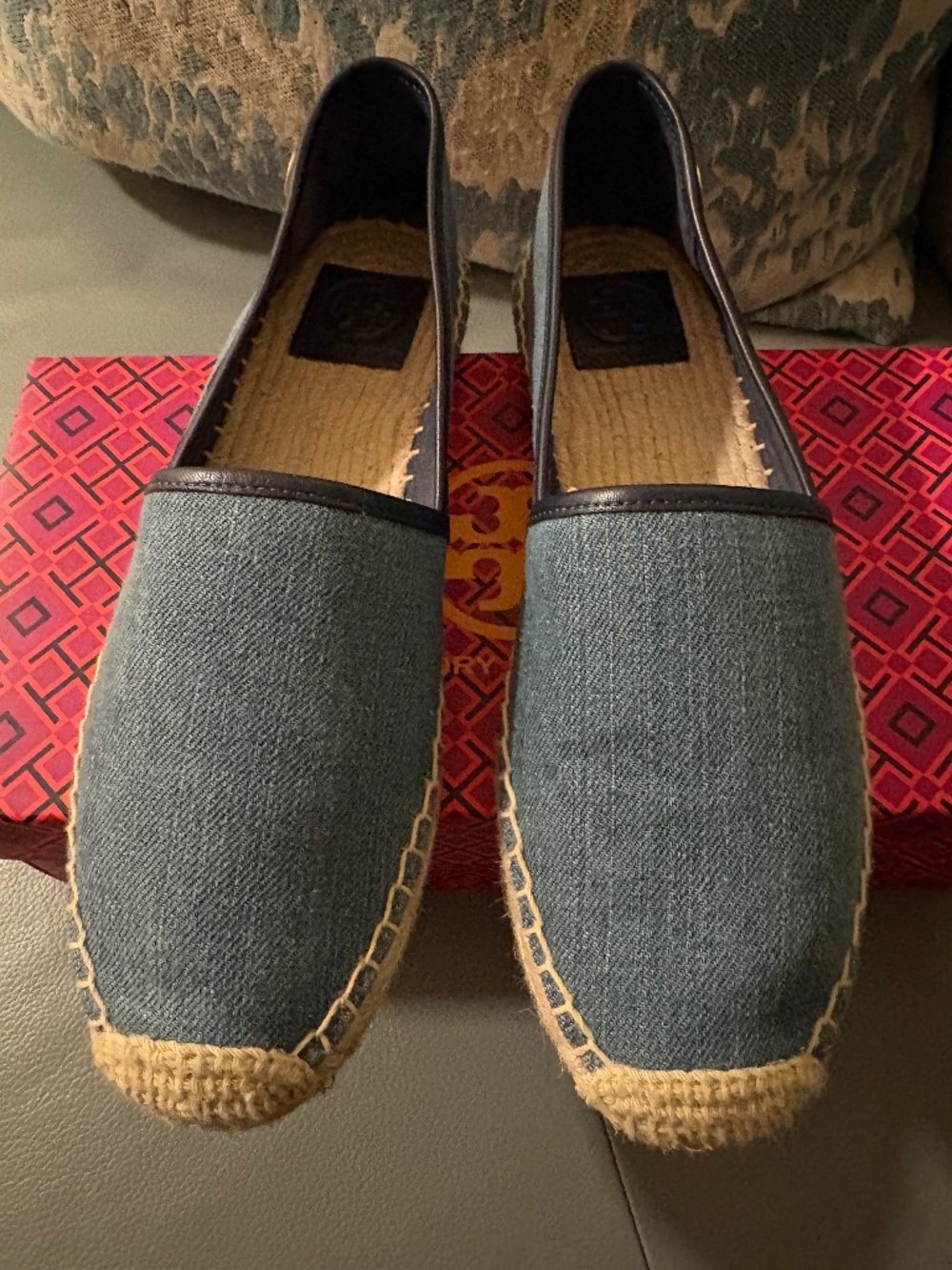 Tory Burch Denim Espadrille